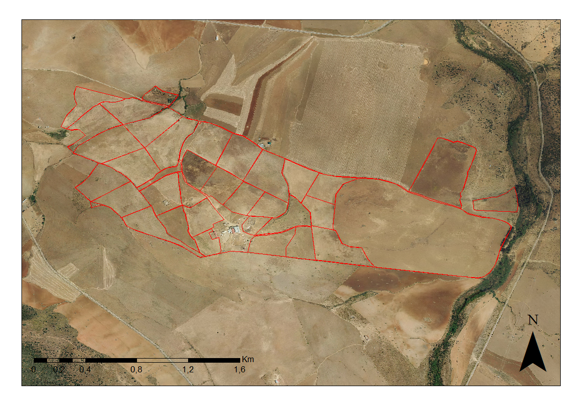 Plano finca la Zapatera
